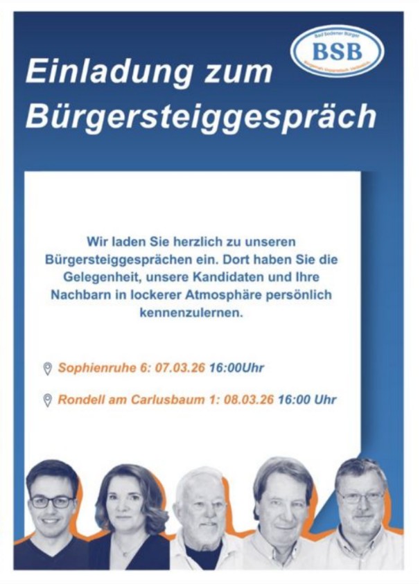 Bürgersteiggespräch